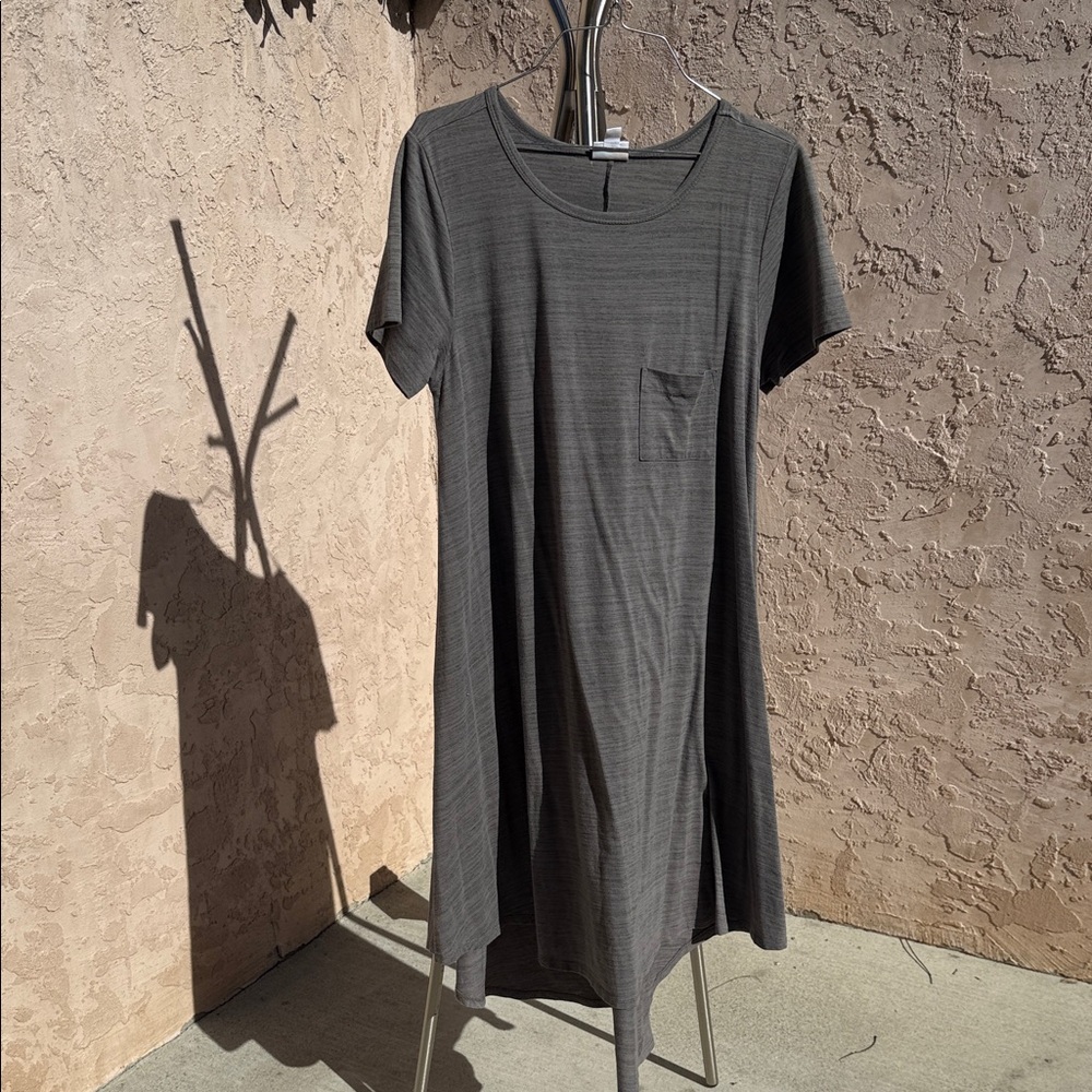 LuLaRoe Heather Gray Tunic Top